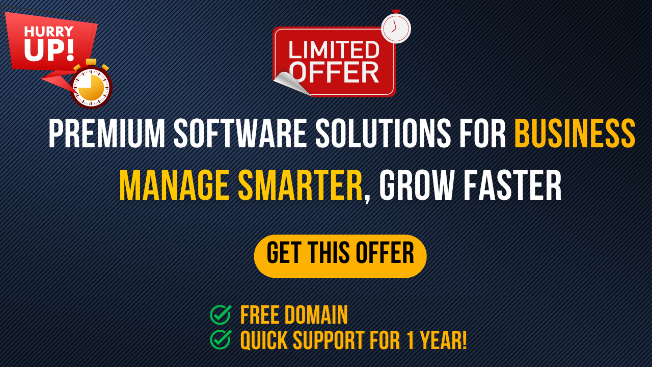 Premium Software Solutions For Business